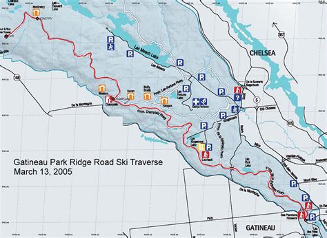 Gatineau Park Map | Color 2018