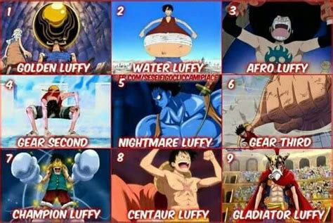 Luffy Forms | One Piece Amino