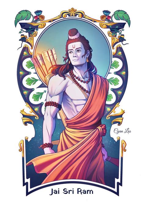 Lord Ram in Vanvas, Cyan Los on ArtStation at https://www.artstation ...