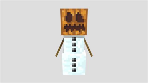 Minecraft - Snow Golem - 3D model by MrB0Nes (@johnson03bosco) [7c1564f] - Sketchfab