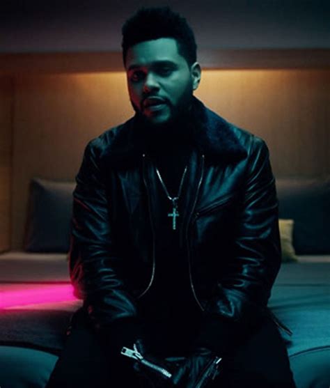 The Weeknd Starboy Black Leather Jacket | TheLeatherCity