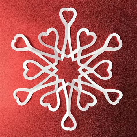 Valentine's Day 10-pack Bundle Snowflake Patterns PDF | Etsy | Paper snowflake patterns ...