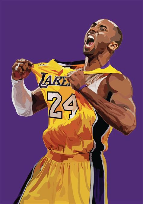 NBA Illustrations on Behance | Kobe bryant poster, Kobe bryant ...