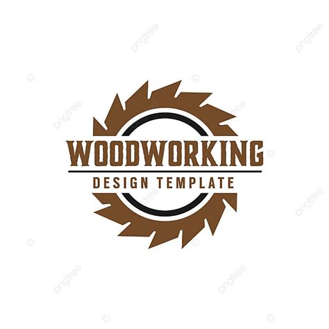 Woodworking logo template