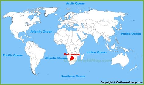 Botswana Map Map Of Botswana World Of Map | Hot Sex Picture