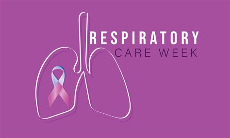 Respiratory Care week. background, banner, card, poster, template ...