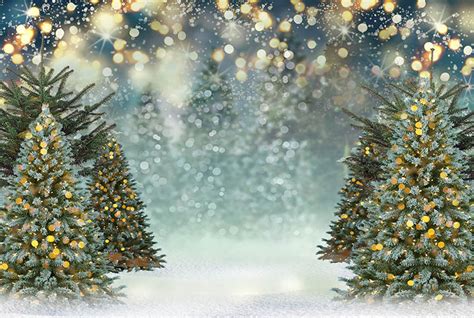 Bokeh Shine Photography Backdrops Glitter Christmas Tree Background Ba ...