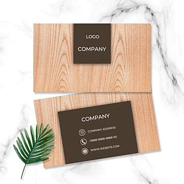 Simple And Stylish Light Natural Wood Texture Texture Business Card Template Download on Pngtree