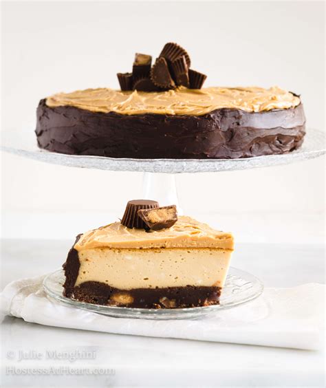 Decadent Buckeye Brownie Cheesecake Recipe - Hostess At Heart