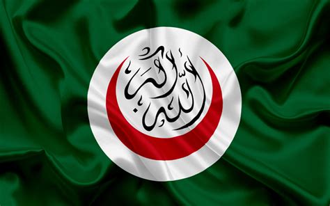 Download wallpapers Flag of OIC, Organisation of Islamic Cooperation, organization of Africa ...