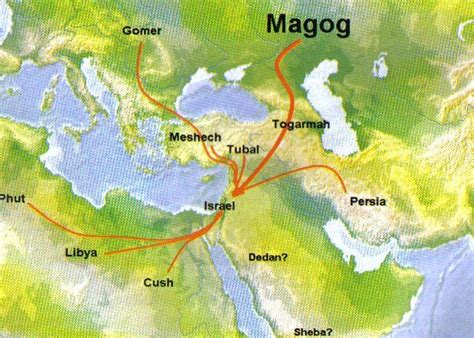 valley of hamon gog map - Google Search | Magog, Revelation bible ...