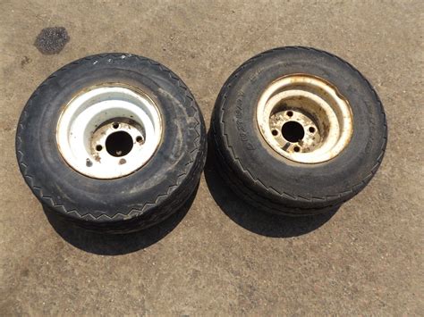 Yamaha Golf Cart Rear Rims and Tires 18x8.50-8 | eBay