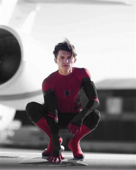 Tom Holland in his far from home suit. | Tom holland, Spiderman pictures, Spiderman action figure