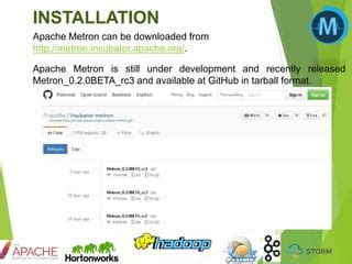 Apache metron - An Introduction | PPT