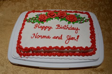 Happy Birthday Norma And Jim - CakeCentral.com