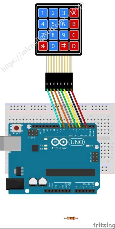 4x4 Matrix and 4x3 Matrix Keypad Module with Arduino Uno