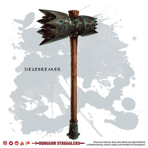 New Item! Siegebreaker | Weapon (maul) : r/DungeonStrugglers