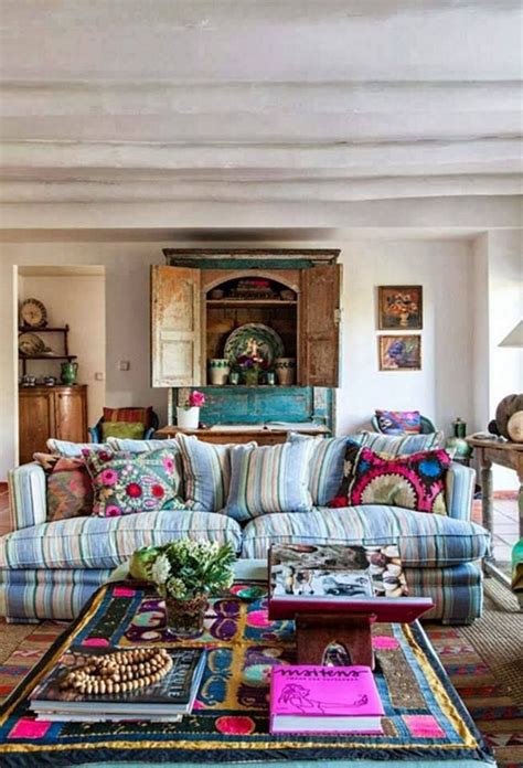 Wonderful Bohemian Style Ideas For Living Room21 in 2020 | Stylish ...