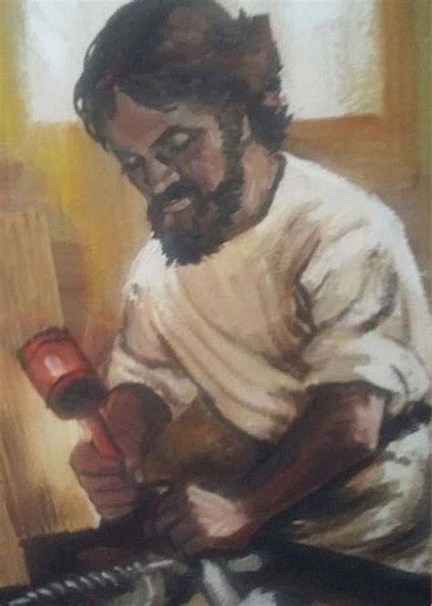 Carpenter Jesus Painting by Thomas Walters - Fine Art America