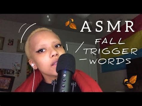 [Intentional] 🍂ASMR🍂- Tingly Fall Trigger Words (ear-to-ear whispers)🍁🧡 : r/asmr