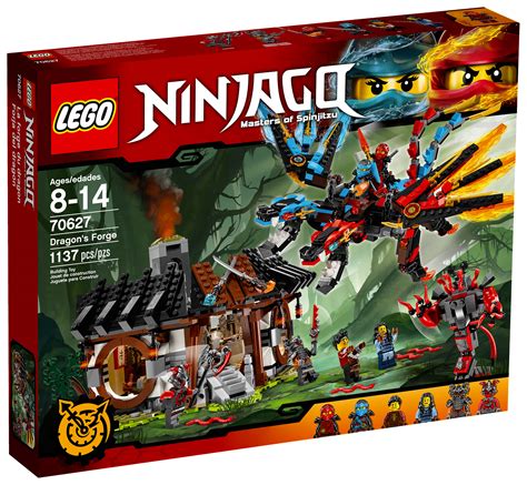 LEGO Ninjago 70627 pas cher, La forge du dragon