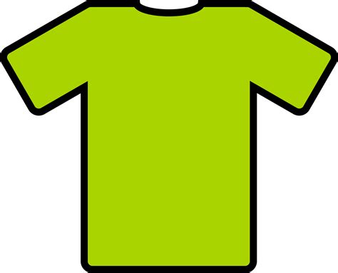 Clipart - green t-shirt