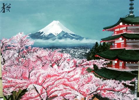 Cherry blossom painting | Japan painting, Art drawings beautiful, Cherry blossom painting