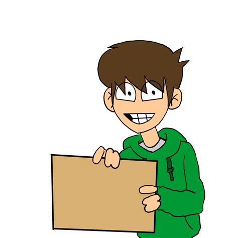 transparent edd with a sign by crystalfoxflower on Newgrounds