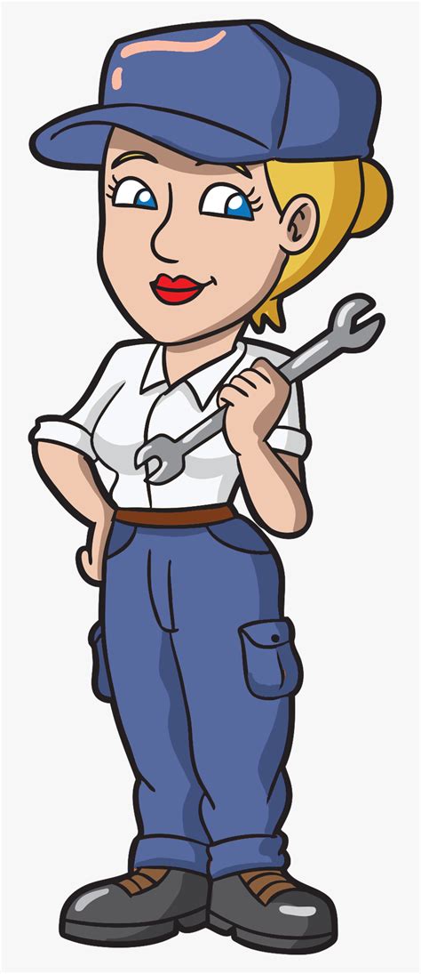 Female Mechanic Clipart , Free Transparent Clipart - ClipartKey