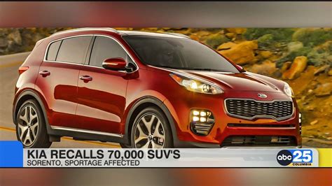 Kia recalls 70,000 SUV’s - ABC Columbia