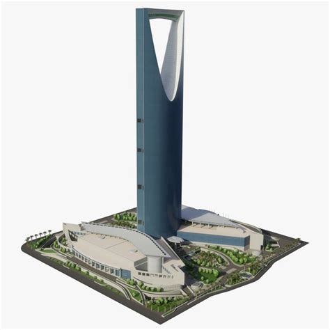 Modello 3D Kingdom Center Tower Riyadh - TurboSquid 1887475