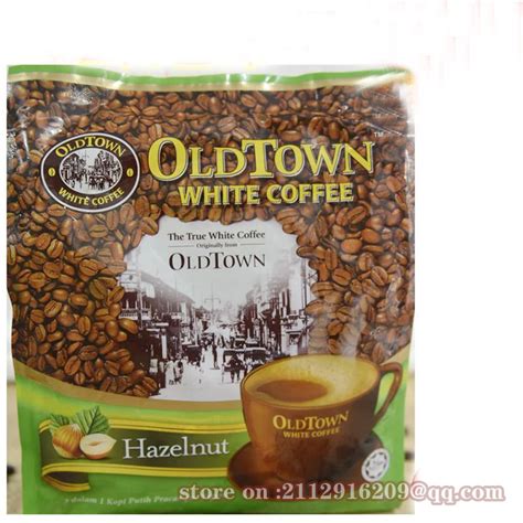 Malaysia imported OLDTOWN old town white Coffee three in one hazelnut ...