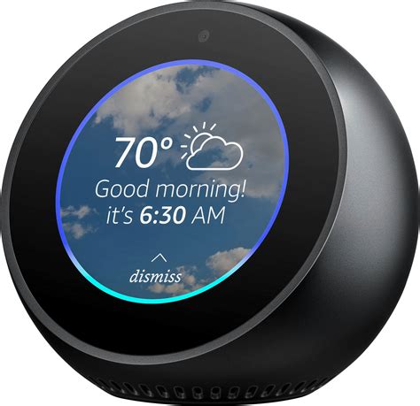 Customer Reviews: Amazon Echo Spot smart alarm clock with Alexa Black B073SQYXTW - Best Buy