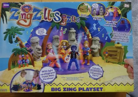 ZINGZILLAS BIG ZING Playset BBC Extra Figures Full Band Working boxed £179.97 - PicClick UK