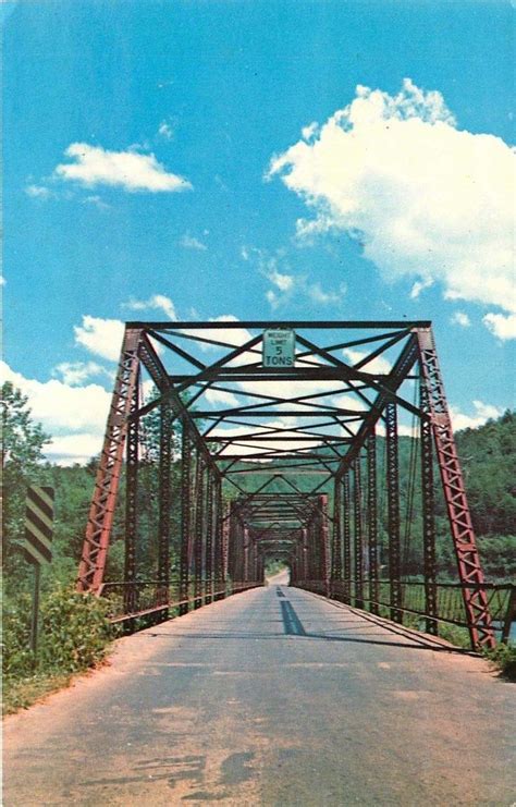 The 315 Bridge over the Hiawassee at Reliance, Polk County, TN ...