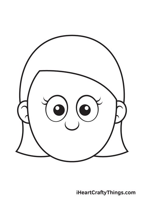 How To Draw A Human Face Step By Step For Kids