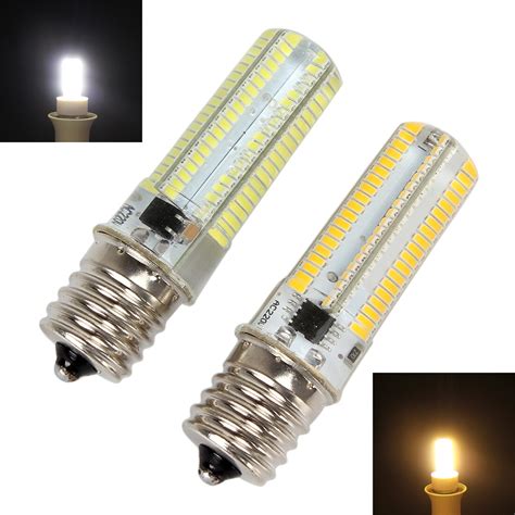 Dimmable E17 10W LED Corn Light Bulb 152 LEDs 3014 SMD Silicone Lamp ...