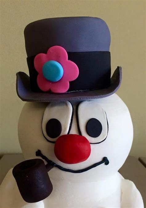 Frosty the Snowman cake - Decorated Cake by mmd813 - CakesDecor