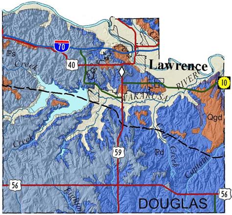 KGS--Geologic Map--Douglas