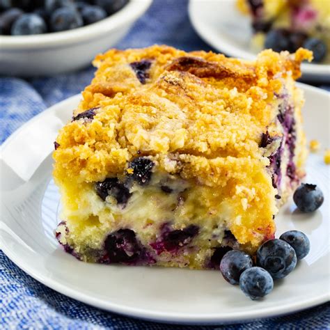 Blueberry Cream Cheese Coffee Cake - Spicy Southern Kitchen