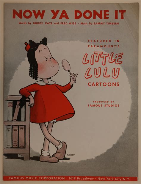 Little Lulu Song Folio - ID:marlulu5963 | Van Eaton Galleries