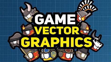 GAME ART in VECTOR GRAPHICS - Adobe Illustrator - indie gamedev devlog timelapse - YouTube