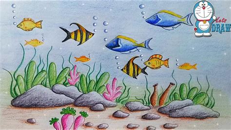 Marine Ecosystem Drawing at PaintingValley.com | Explore collection of Marine Ecosystem Drawing