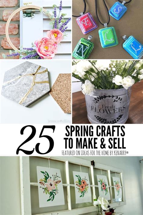 25 Spring Crafts To Make And Sell - Ideas for the Home