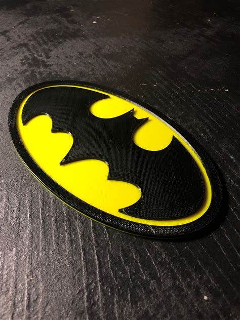 Batman Logo Chest Emblem for Batman Cosplay or Wall Art | Etsy