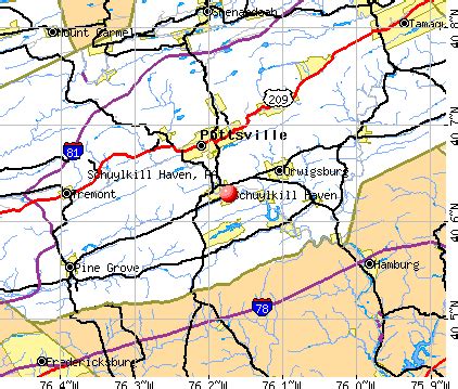 Schuylkill Haven, Pennsylvania (PA 17972) profile: population, maps ...