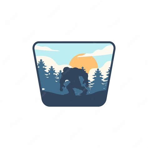 Premium Vector | Bigfoot logo template vector design