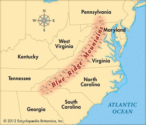 Image result for map of the blue ridge mountains | Blue ridge mountains ...