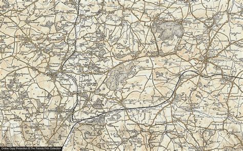 Historic Ordnance Survey Map of Cricket St Thomas, 1898-1899