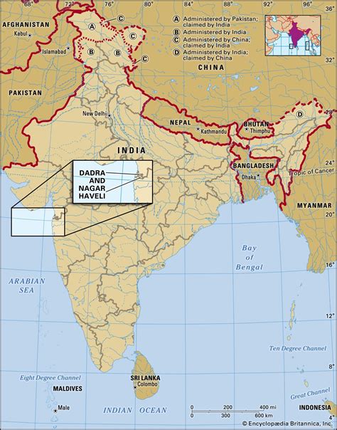 Dadra and Nagar Haveli | History, Map, Capital, & Population | Britannica